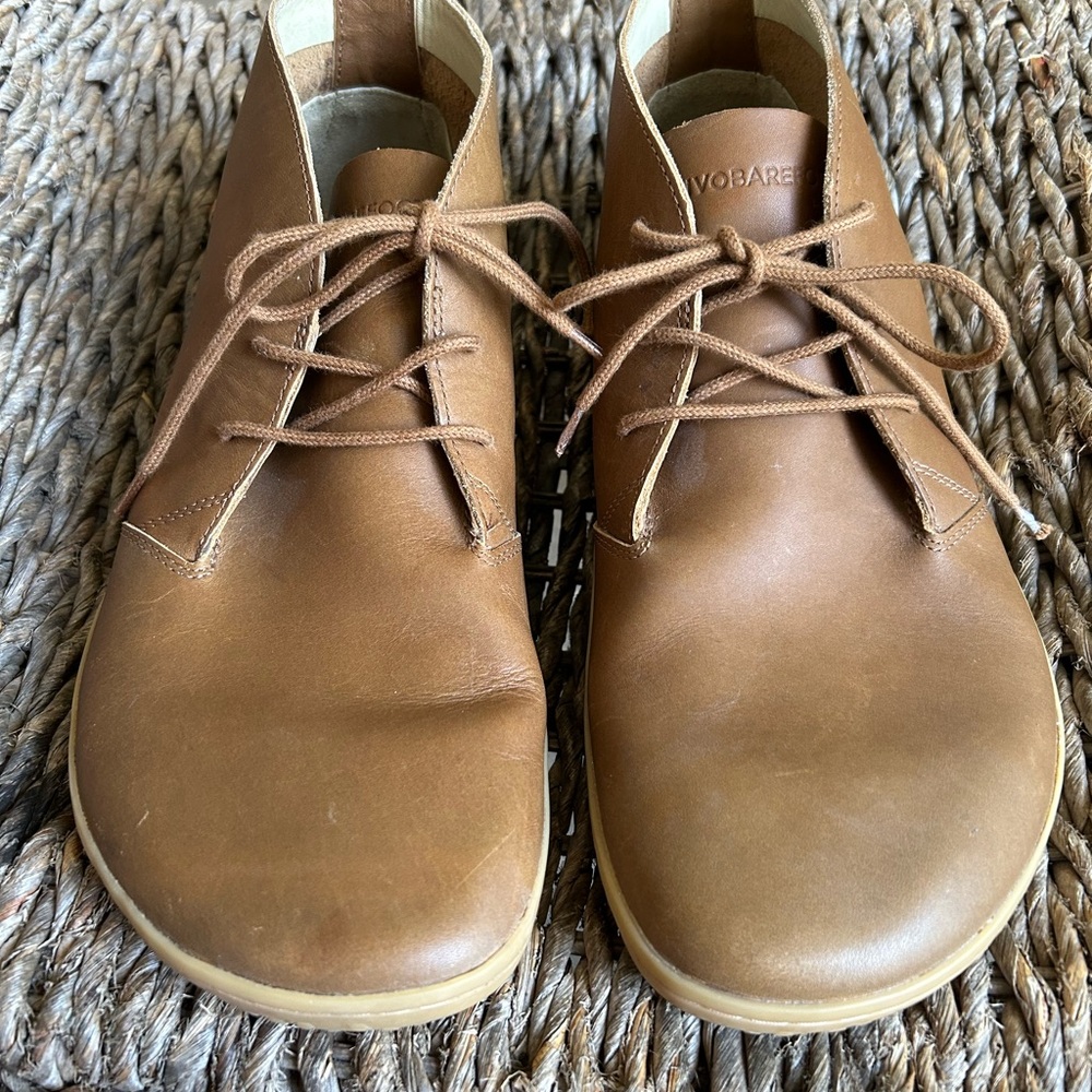 Vivobarefoot Men's Chukka Boots in Tan - Picture 2 of 10